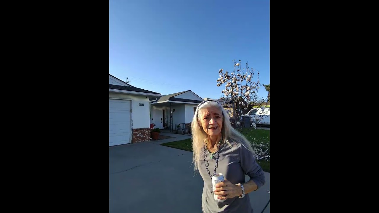 Taking mom for a walk 