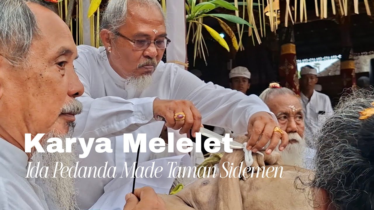 KARYA MELELET IDA PEDANDA MADE TAMAN SIDEMEN