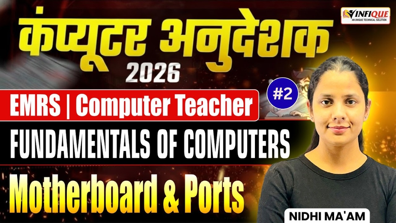 Computer Anudeshak Bharti 2026 | EMRS Computer Teacher | Fundamentals of Computers