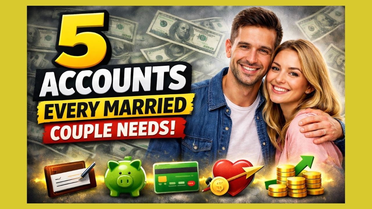 5 Essential Bank Accounts for Married Couples #personalfinance #moneytips #financialfreedom
