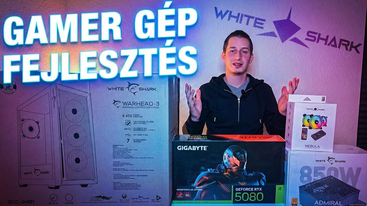 Költözik a Gamer PC + RTX 5080 Fejlesztés | Gépépítés