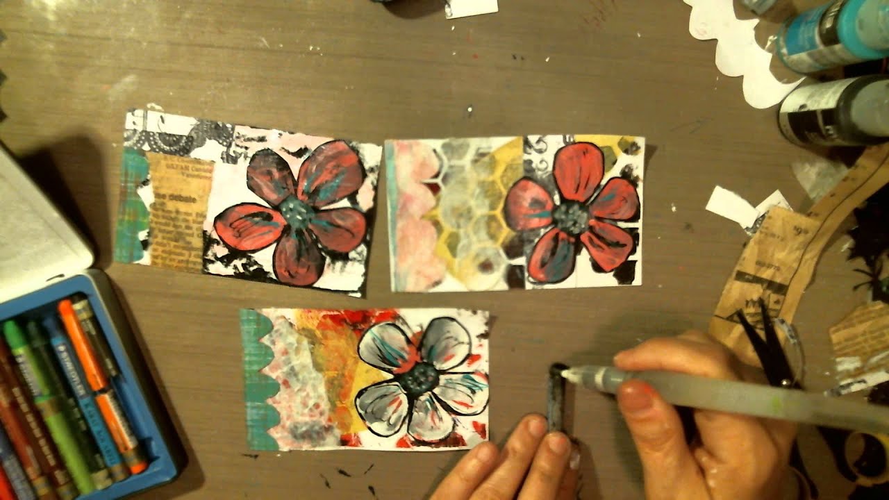 Mixed Media Index Cards