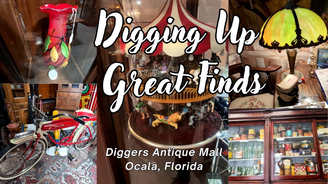 Diggers Antique Mall Ocala Florida | Reselling | Vintage | Shop with Me