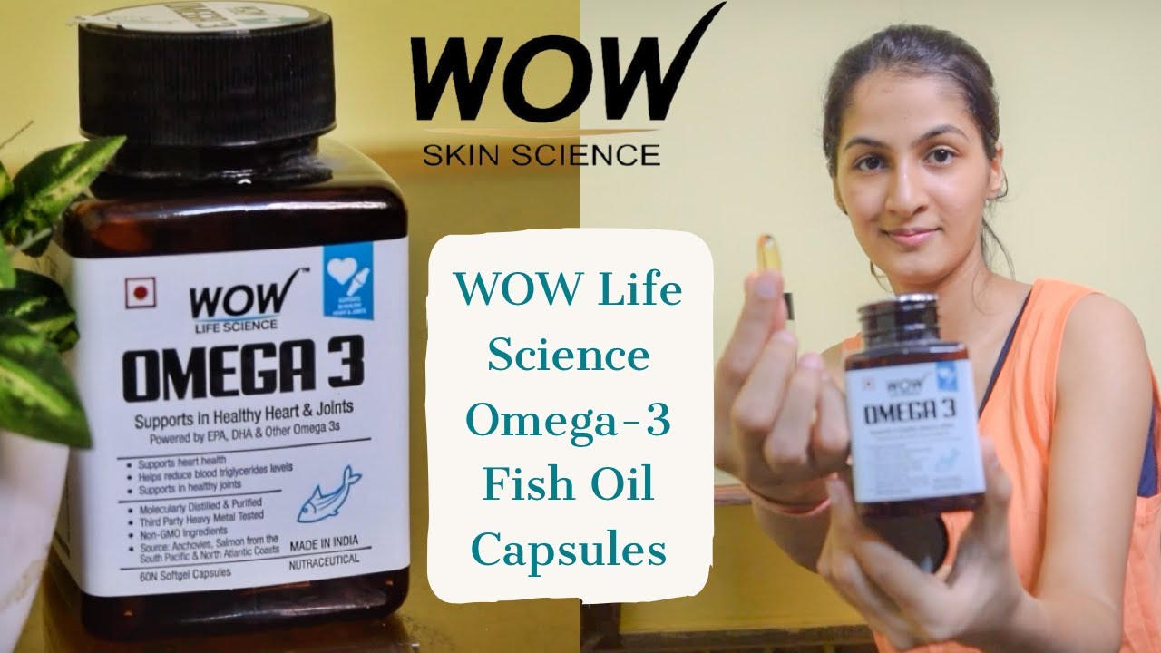 WOW Life Science Omega-3 Fish Oil Capsule | Benefits | With Ishanki Tiwari