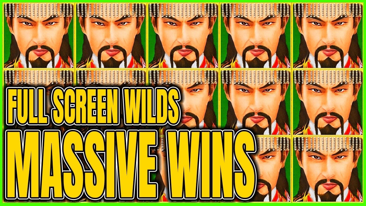 This FULL SCREEN WILDS Paid MASSIVE!!! Golden Century Dragon Link Slot