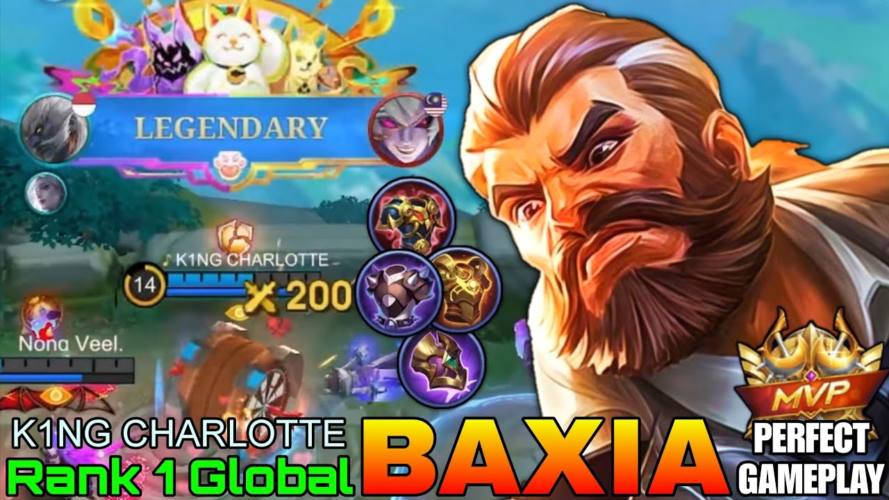 Легендарный игровой процесс Hyper Tank Baxia — Лучший Бакс в мире от K1NG CHARLOTTE — Mobile Legends