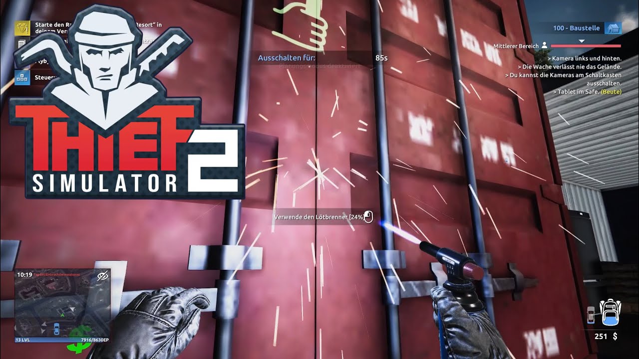 Thief Simulator 2 #12 Öffnen wir nun mal Kontainer!