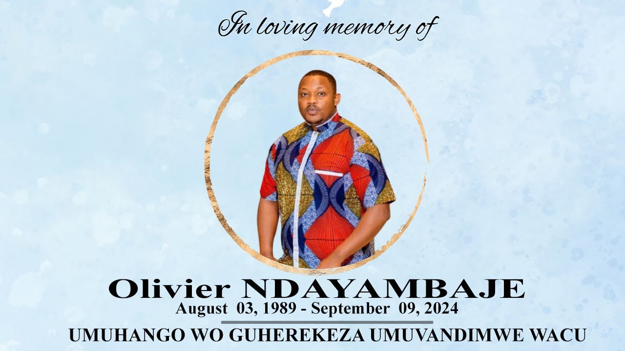 UMUHANGO WO GUHEREKEZA UMUVANDIMWE Olivier NDAYAMBAJE