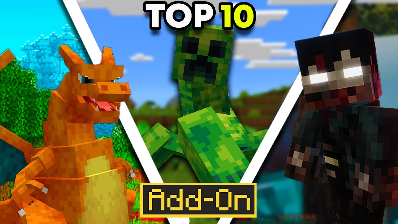 Топ-10 бесплатных дополнений для Minecraft Bedrock!