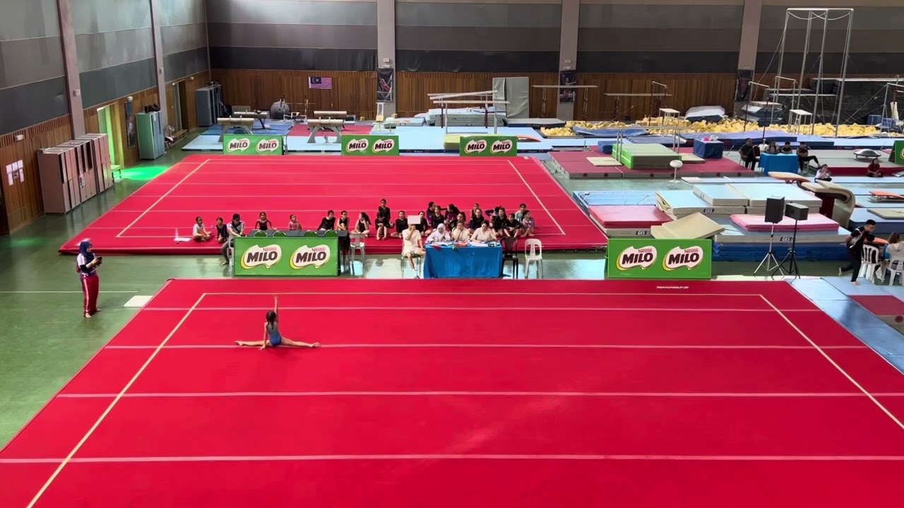 Sophia’s Level 1 #FloorRoutine (KEJOHANAN #GIMNASTIK #ARTISTIK SIRKIT REMAJA KEBANGSAAN SIRI 1/23)