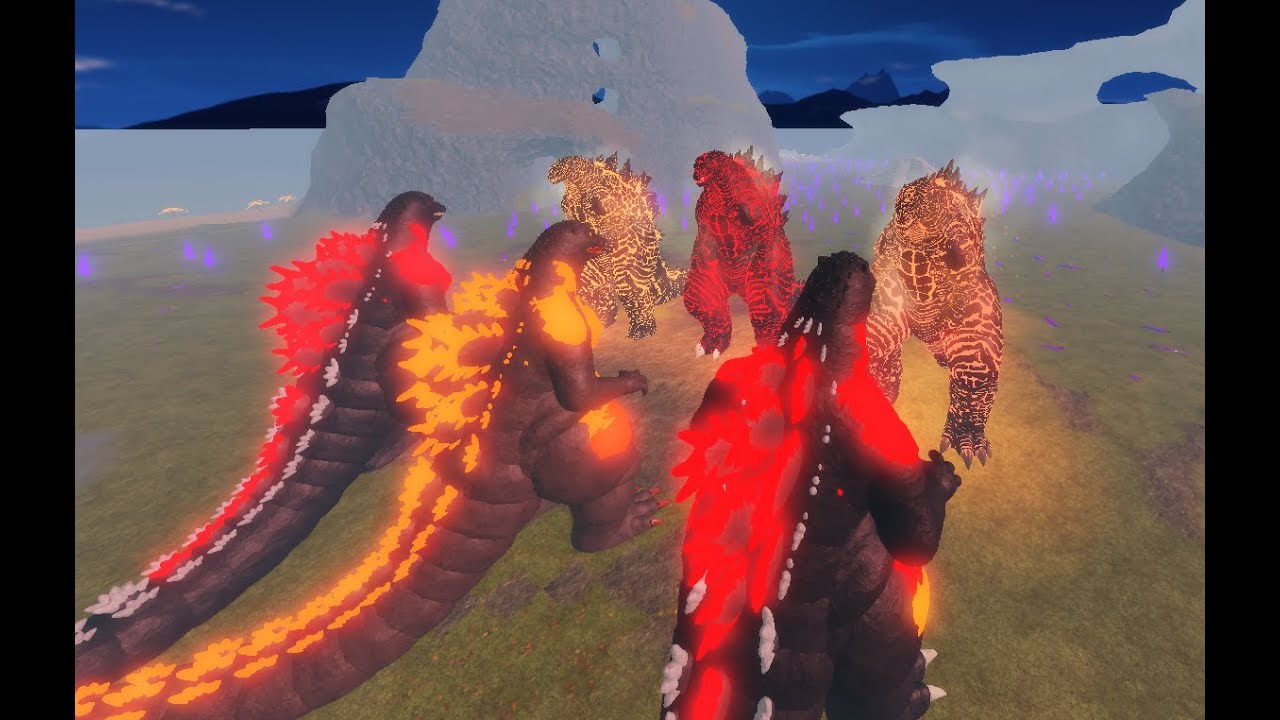 BURNING GODZILLA'S VS THERMO GODZILLA'S! (6k Subs Special l Roblox Kaiju Universe)