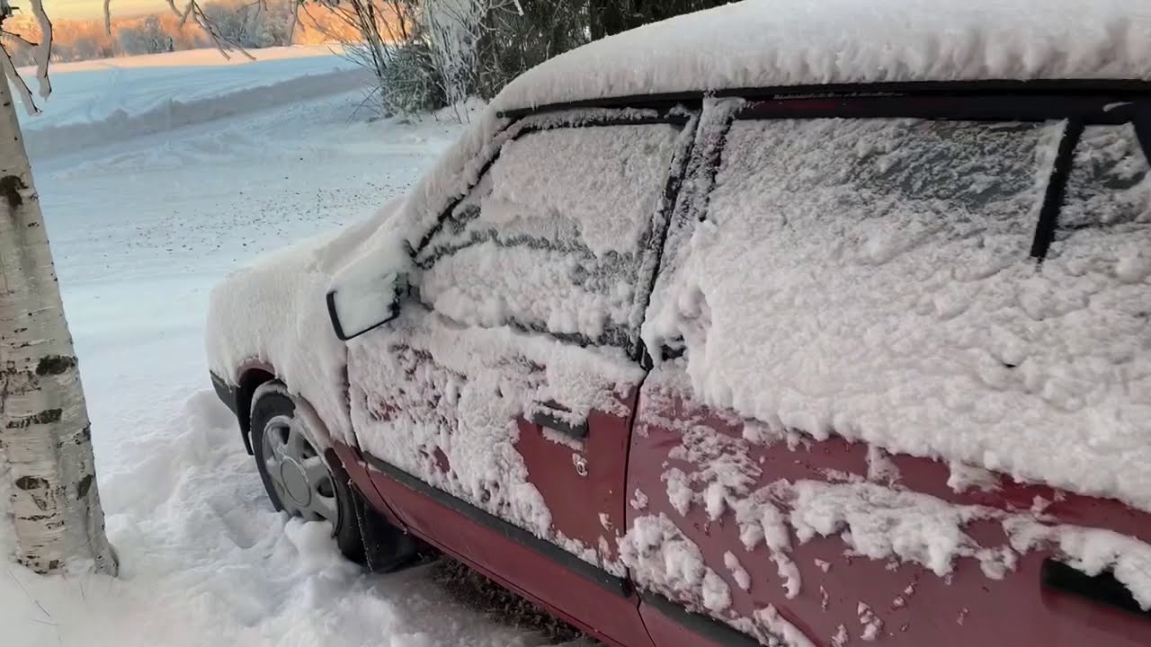 daihatsu charade old start cold start -19 celsius.