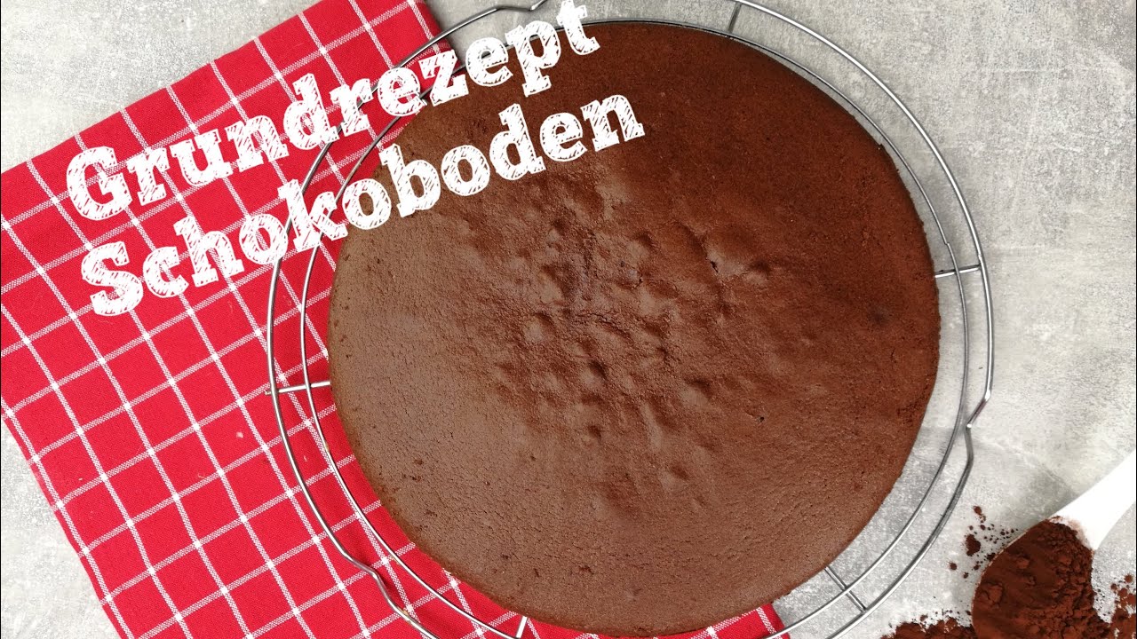 Saftiger Schokoboden | Grundrezept Schokoladenboden | für Sahnetorten & Motivtorten geeignet