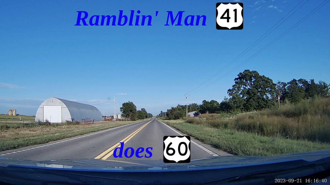 US Highway 60 in Oklahoma - V5 - Chester to Cedar Springs