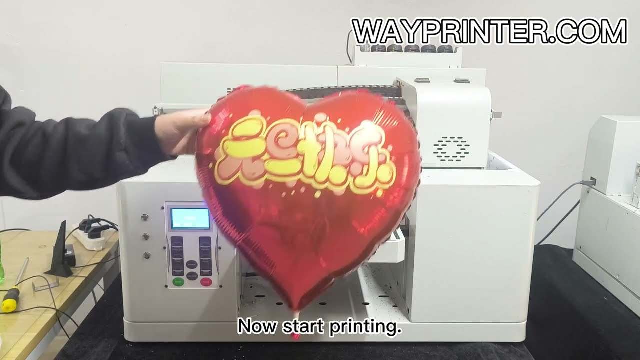 Foil Mylar Balloon Printer How to print custom balloons with UV Printing Machine