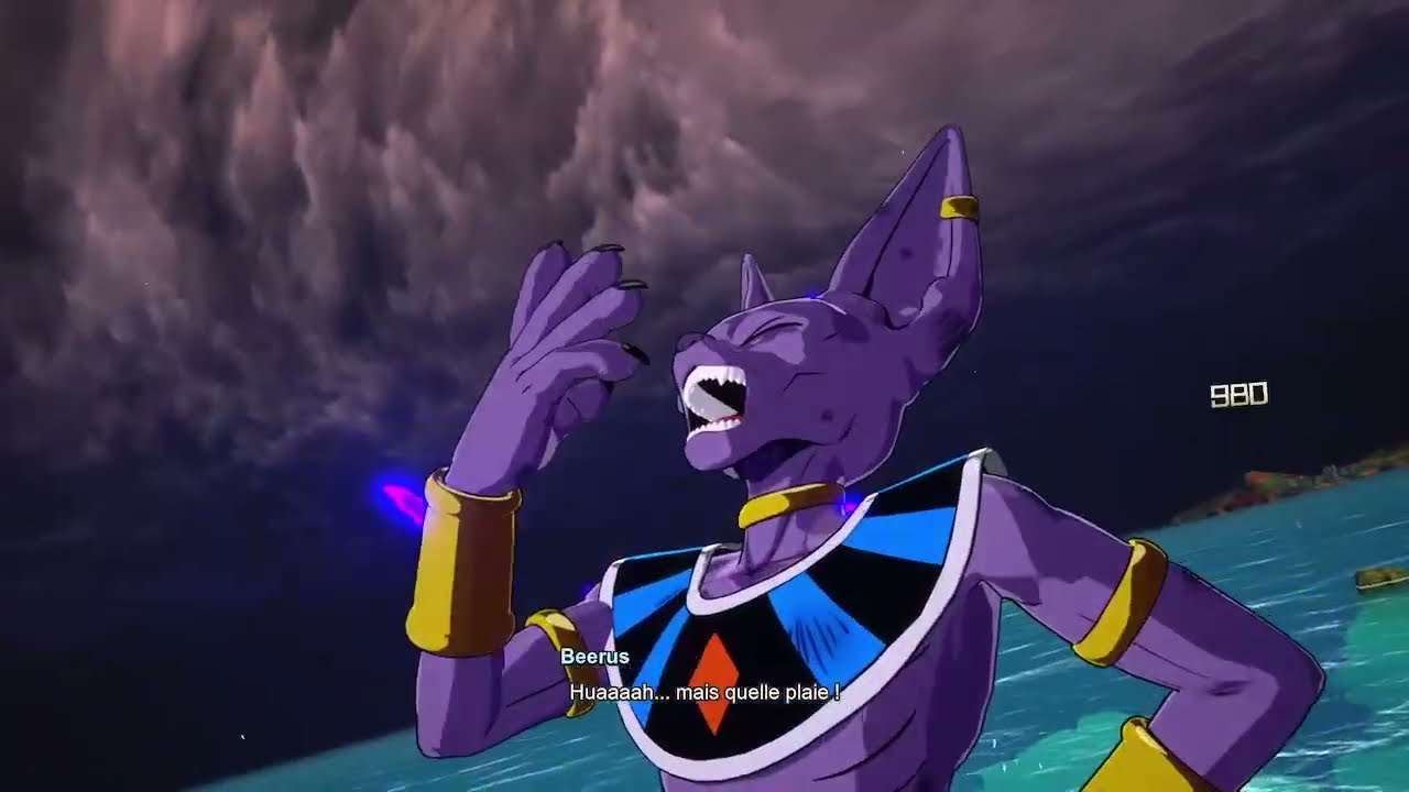 Dragon Ball Sparking Zero Arc Beerus NOUVEAU PETAGE DE PLOMB
