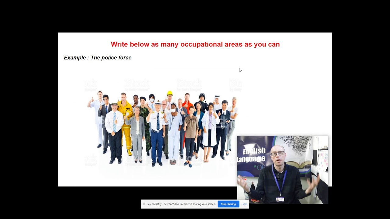 English Language A Level Occupational Discourses 1 Paul Heselton