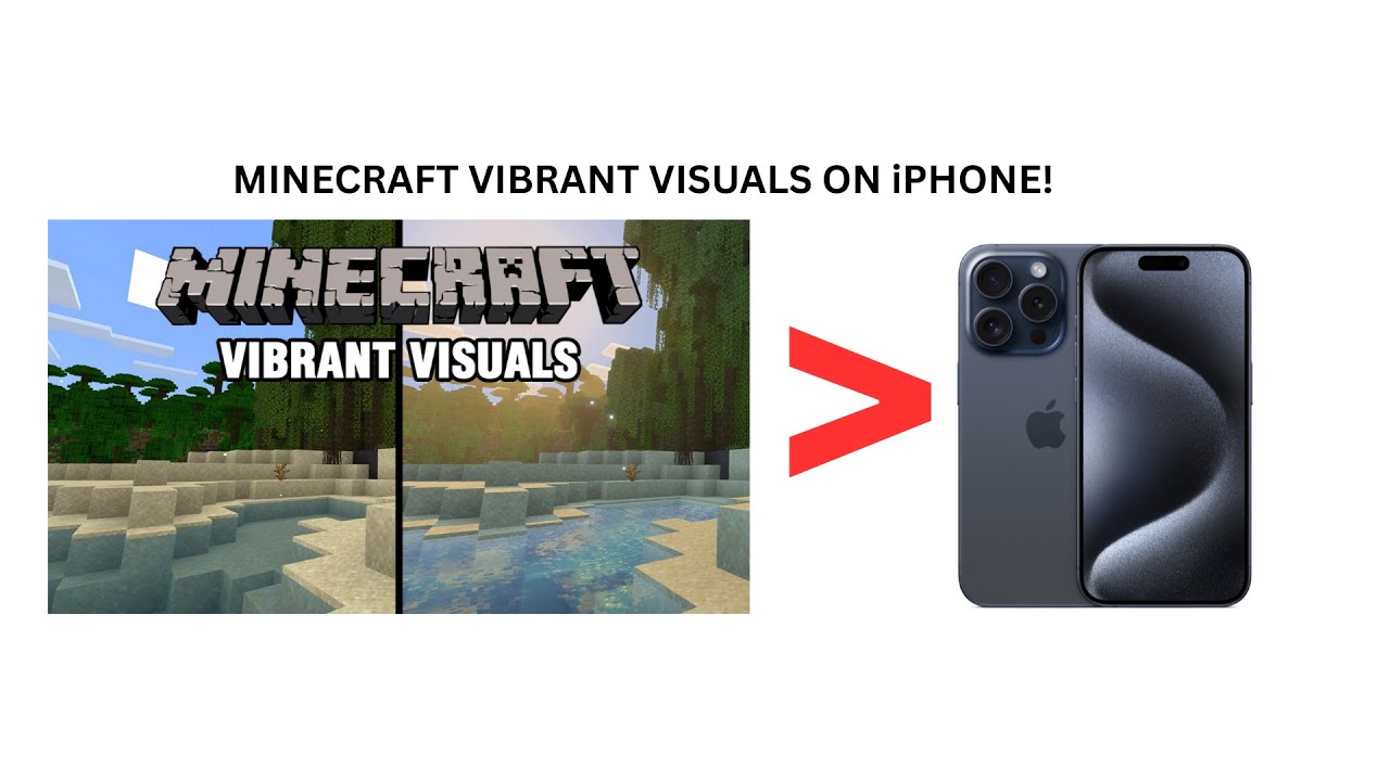 iPhone 15 Pro | Minecraft Vibrant Visuals Test.
