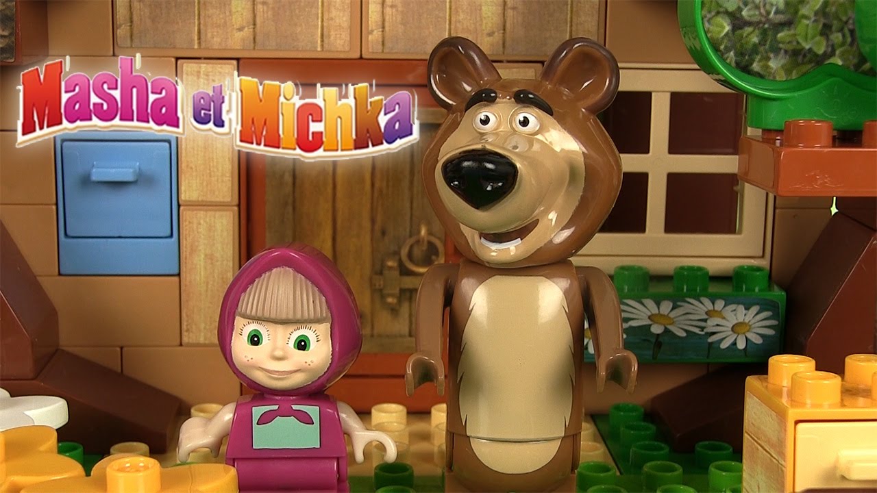 Masha et Michka Jeu de construction Маша и Медведь Building Blocks Œufs Surprise