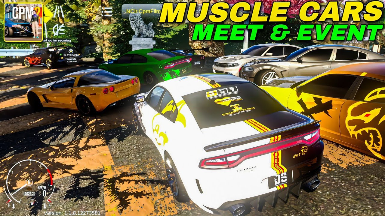WE HAD THE BIGGEST MUSCLE CAR MEET EVENT!! CAR PARKING MULTIPLAYER 2