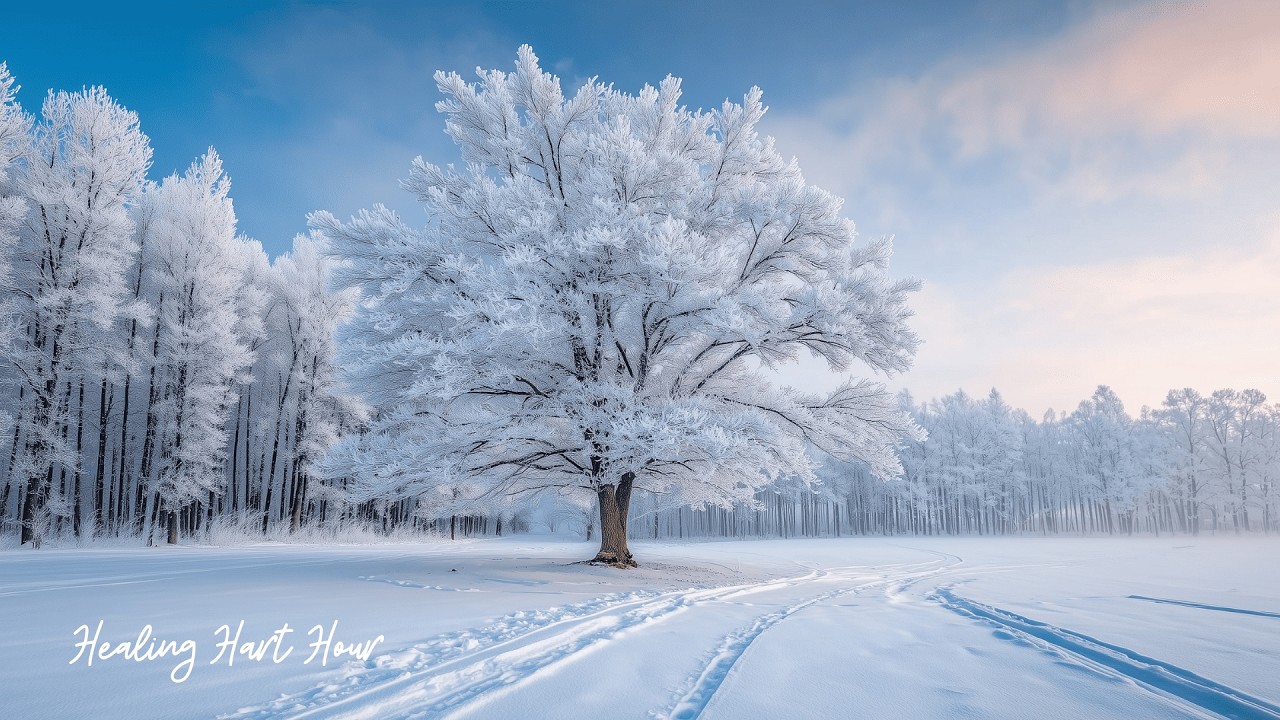 Красивая зимняя музыка для снятия стресса и исцеления ❄️ Релакс, глубокий сон и медитация