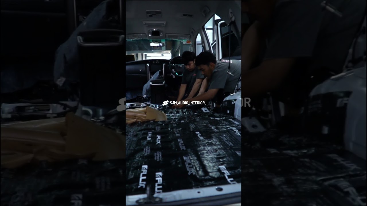 PASANG PEREDAM MOBIL FORTUNER DI SJM AUTO MAKASSAR