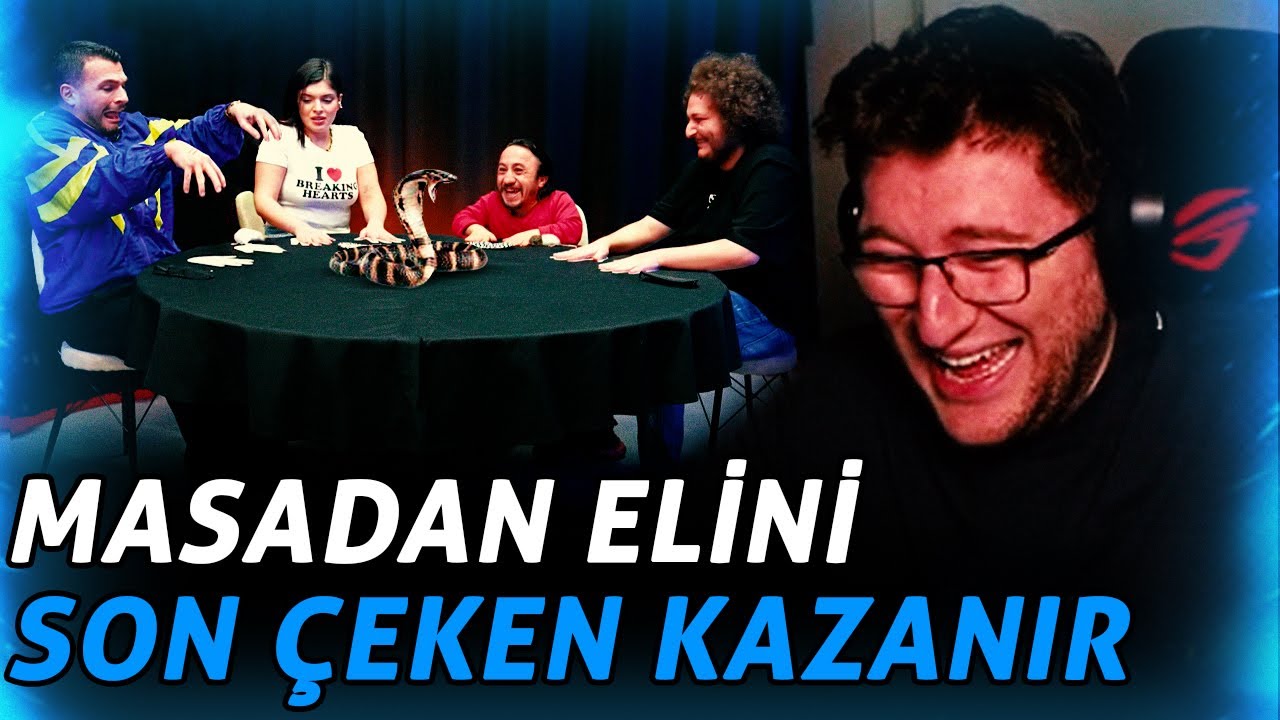 EFE UYGAÇ ALİ BİÇİM ELİNİ MASADAN EN SON ÇEKEN KAZANIR İZLİYOR! @bicimali @MesutCanTomay