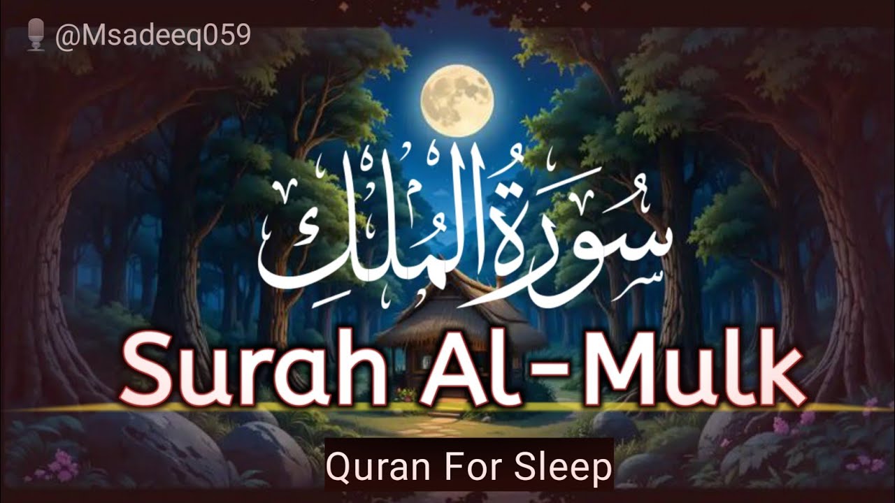 Surah Al-Mulk (سورة الملك) | Calming Quran Tilawat For Deep Sleep & Tranquility #surahmulk 