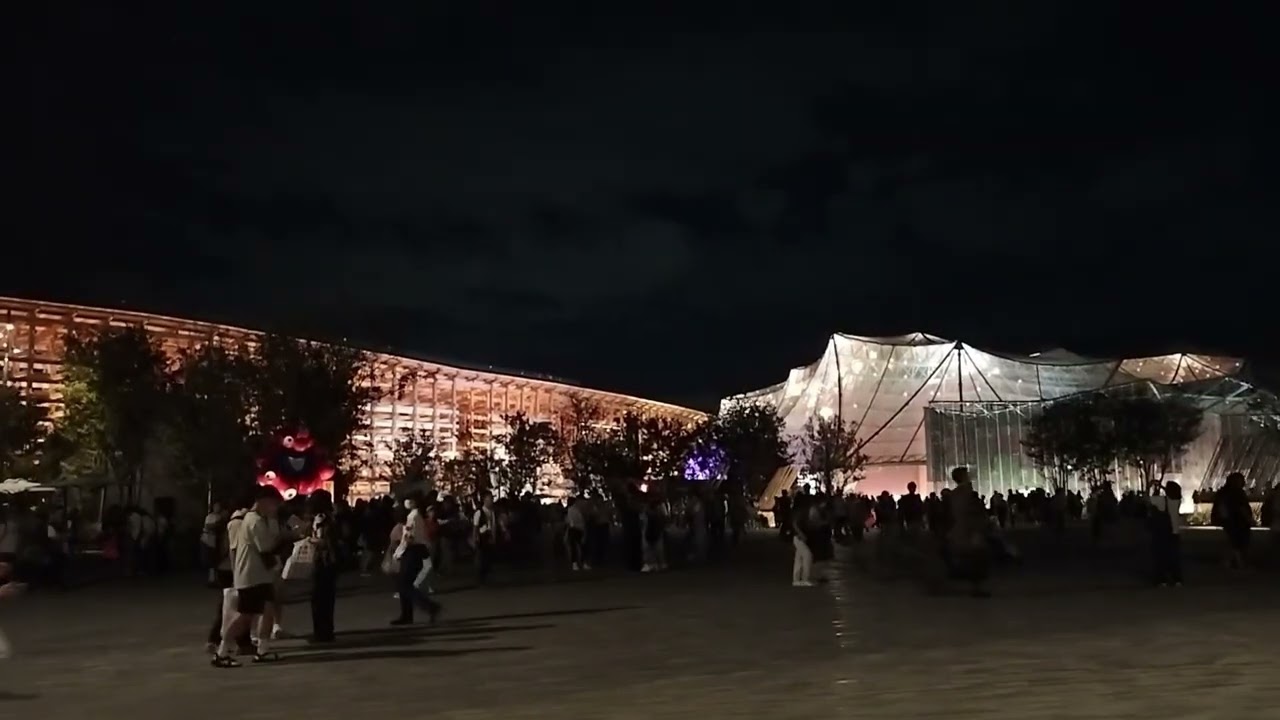 大阪・関西万博　東ゲート広場BGM　夜
