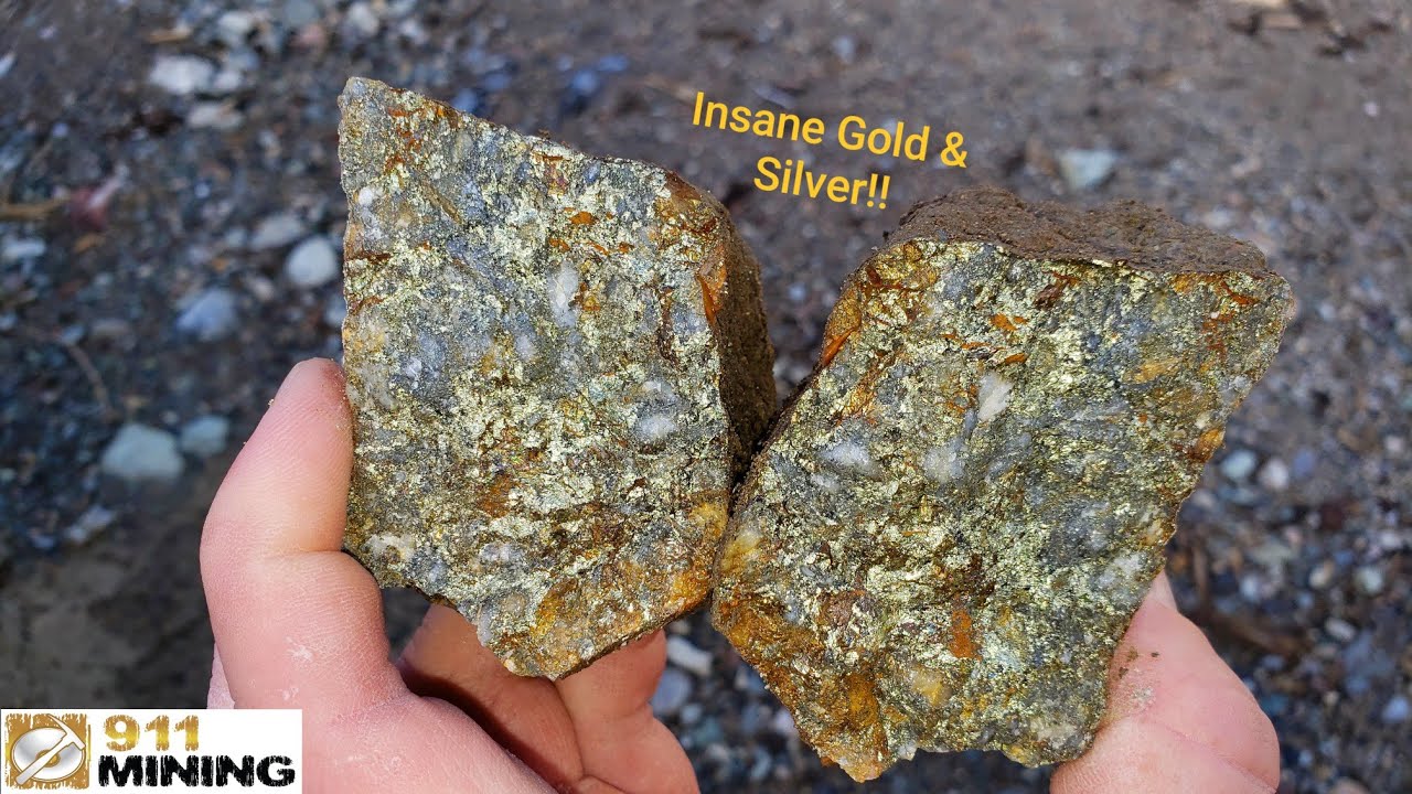 Logging Road & Creek Reveals High Grade Gold Ore!
