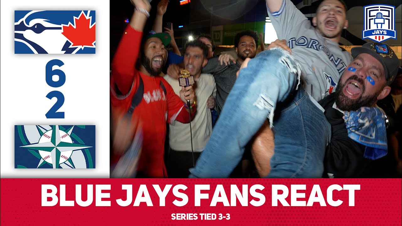 Stayin' Alive | Blue Jays Fans React | ALCS Game 6 | Jays 6-2 Mariners