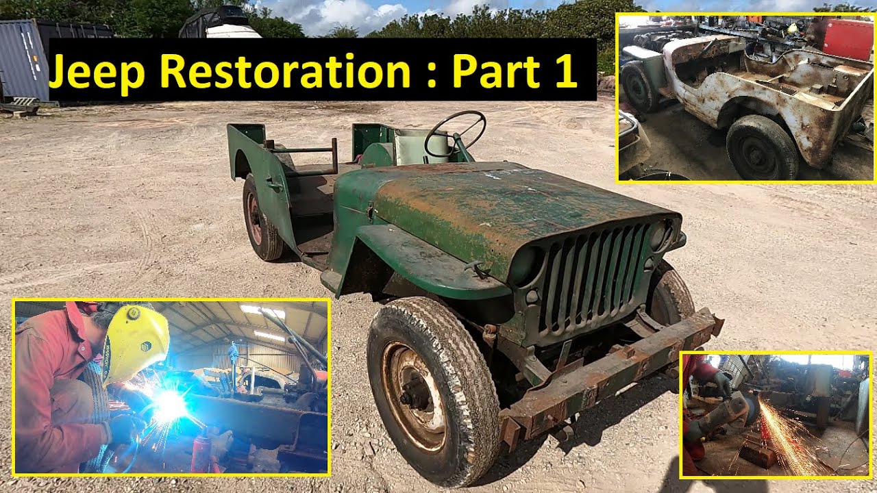 WW2 Ford GPW 1943 Jeep Restoration Project. Part 1