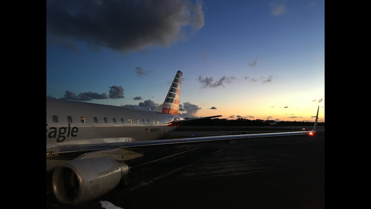 American Airlines E175 Key West to Miami (Full Flight)