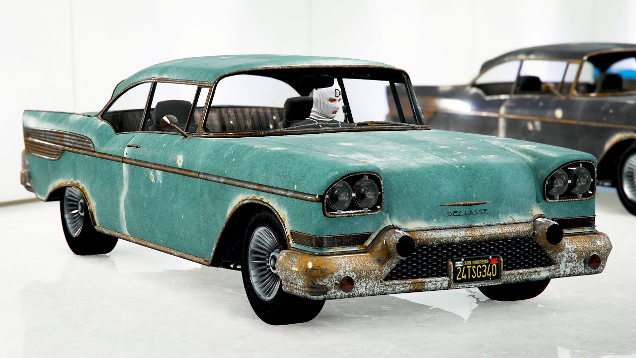 【GTA5】錆びトルネードのレアカラー「シーウォッシュグリーン」及び「ホワイト」の話