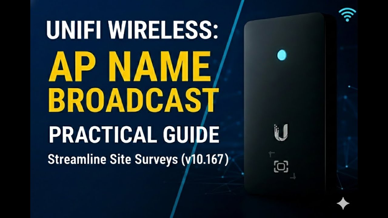 Unlock Better Site Surveys: Enable UniFi AP Name Broadcast 📡