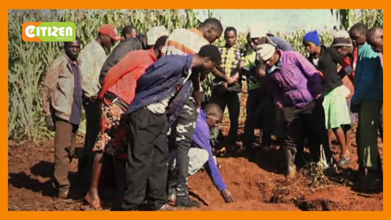 Chief Kipsang found buried in a maize plantation near his home