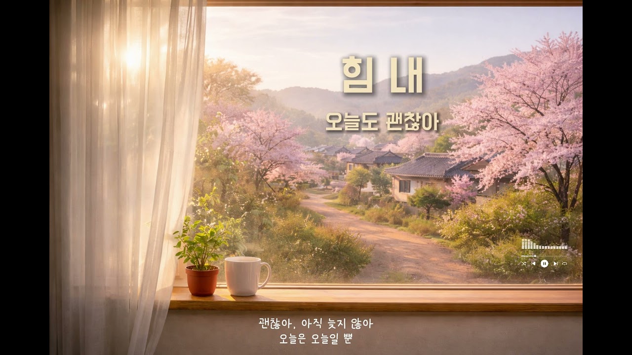 힘내, 오늘도 괜찮아 🌸 봄날 위로
