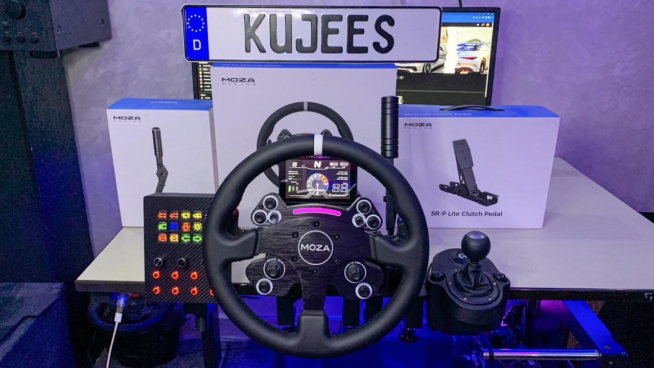 Unboxing My NEW MOZA STEERING WHEEL & CM DIGITAL DASH