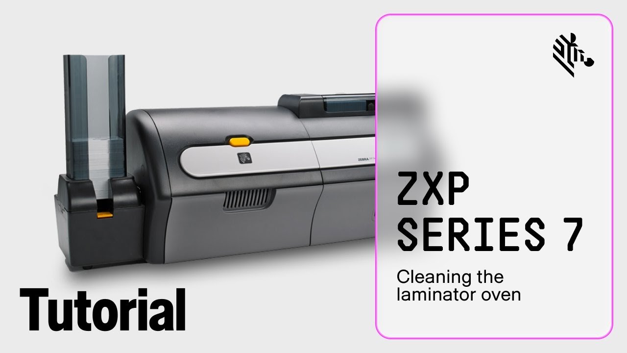 Инструкция по очистке печи ламинатора Zebra ZXP Series 7