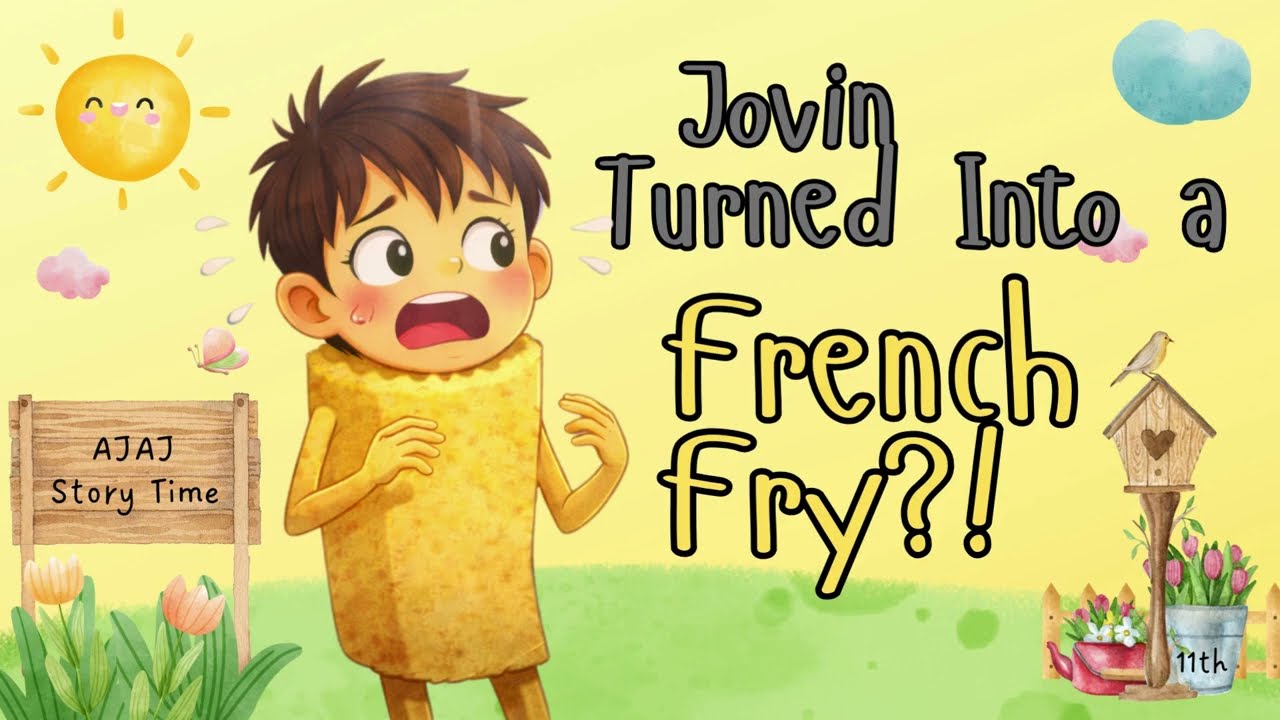 [AJAJ Story Time EP11] Jovin Turned Into a French Fry?! | Rainbow Food | Bedtime Kids Story