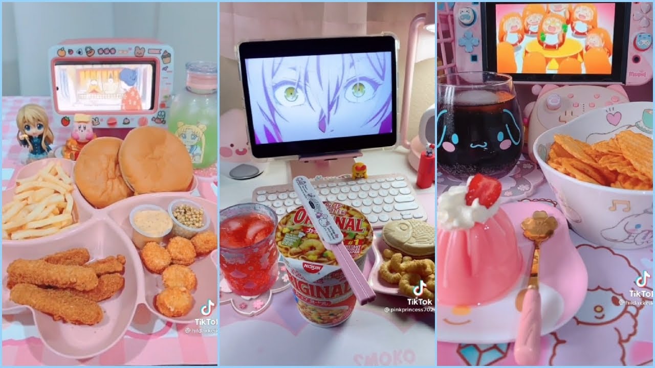 Kawaii Drinks Foods Snacks Tiktok Compilation