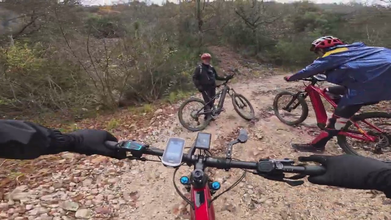 Sortie VTT à Méthamis sous la pluie