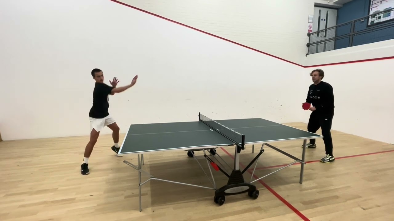 Erik Fraser GCSE PE table tennis competitive footage