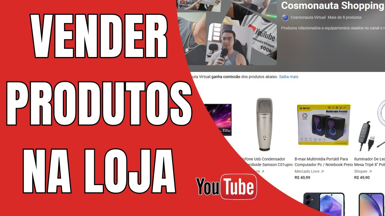 Como ATIVAR e CONFIGURAR a GUIA LOJA do seu CANAL e GANHAR DINHEIRO no YouTube Shopping