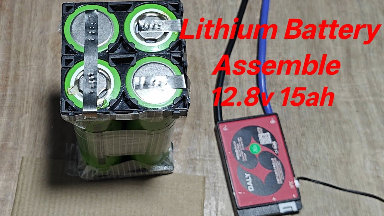 12.8V 15Ah LiFePO4 Battery Assemble | घर पर Lithium Battery कैसे बनाएं?