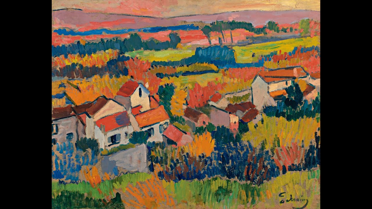 Andr&eacute; Derain (French, 1880-1954) - Landscape paintings by Andr&eacute; Derain, co-founder of Fauvism
