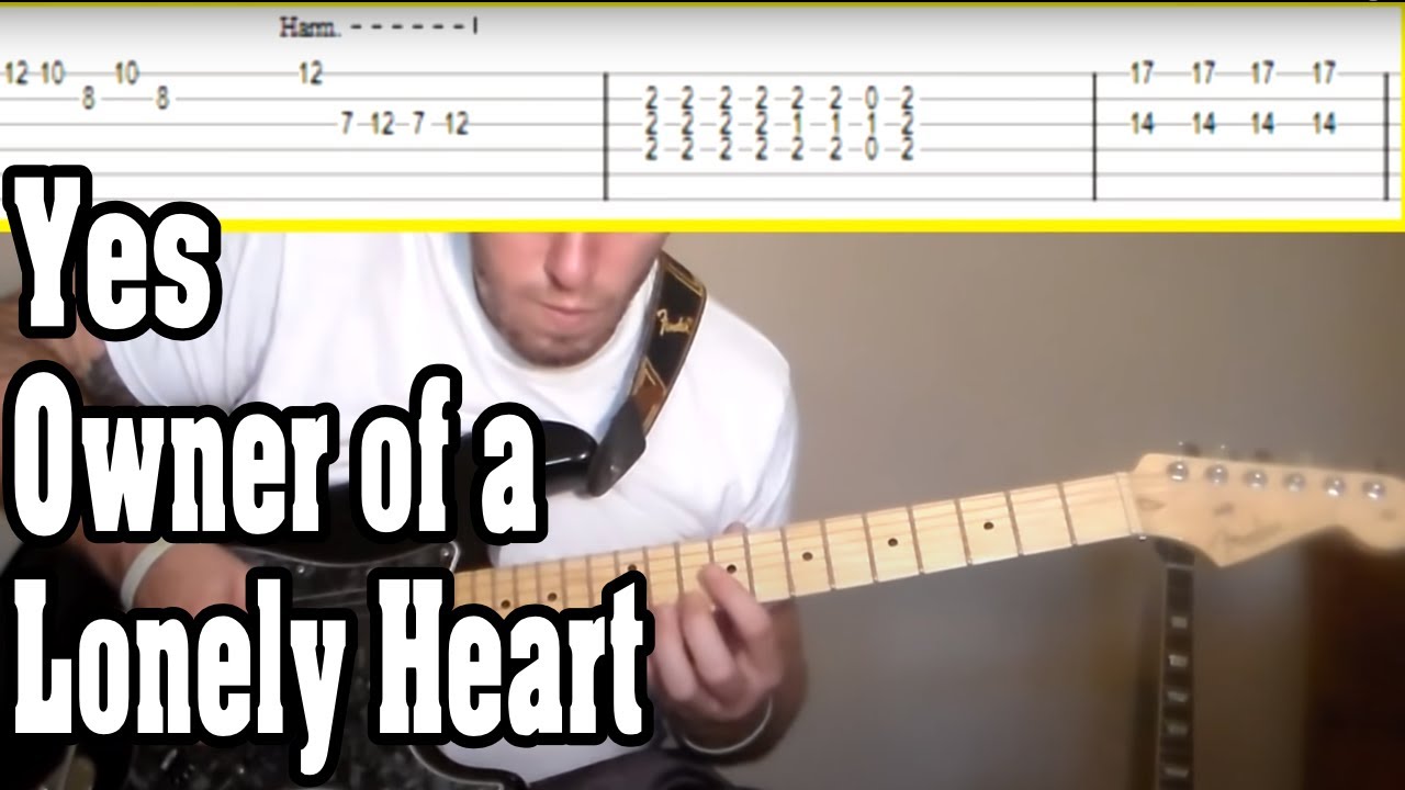 Yes - Owner of a Lonely Heart Guitar Tutorial w/TABS