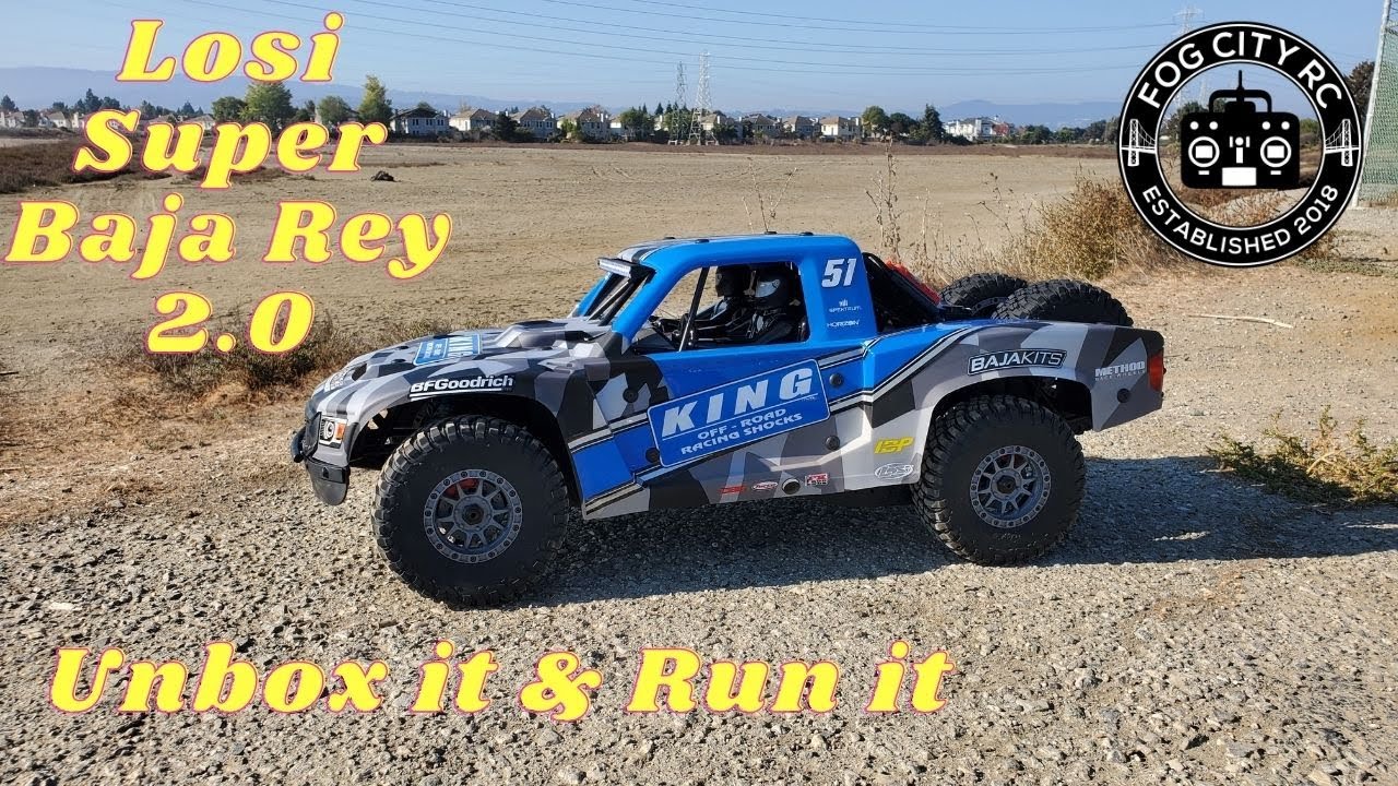 Losi 1/6 Super Baja Rey 2.0 4WD Brushless Desert Truck RTR.  Unbox and Run!