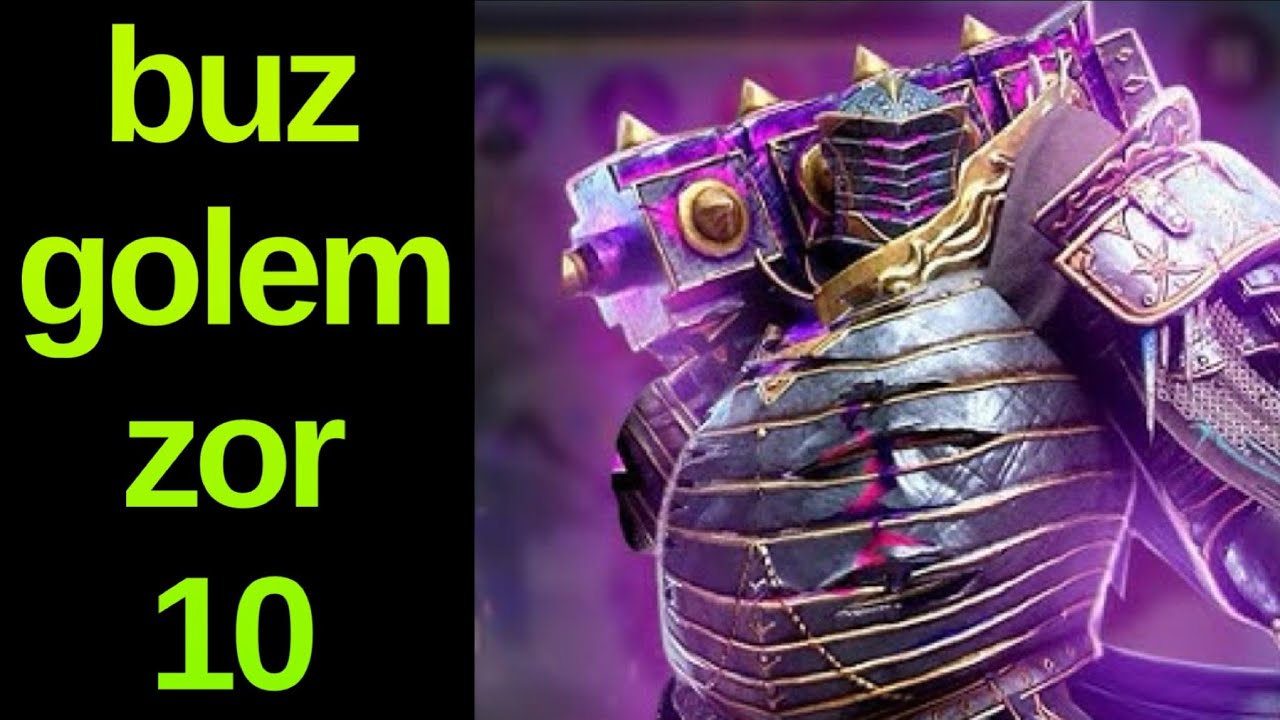 Ice Golem Hard 10  Buz Golemi Zor 10 Türkçe Rehberi Raid Shadow Legends 