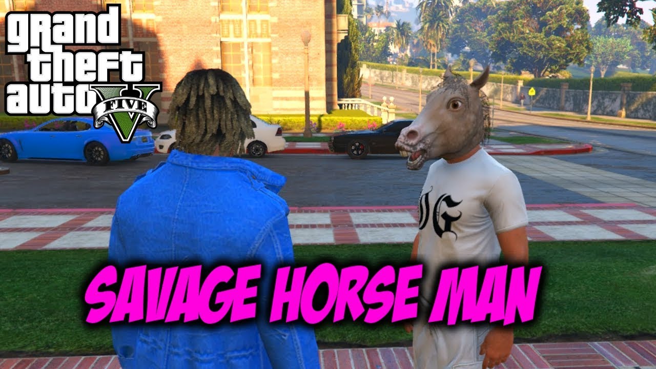 GTA 5 SAVAGE HORSE MAN (SKIT)